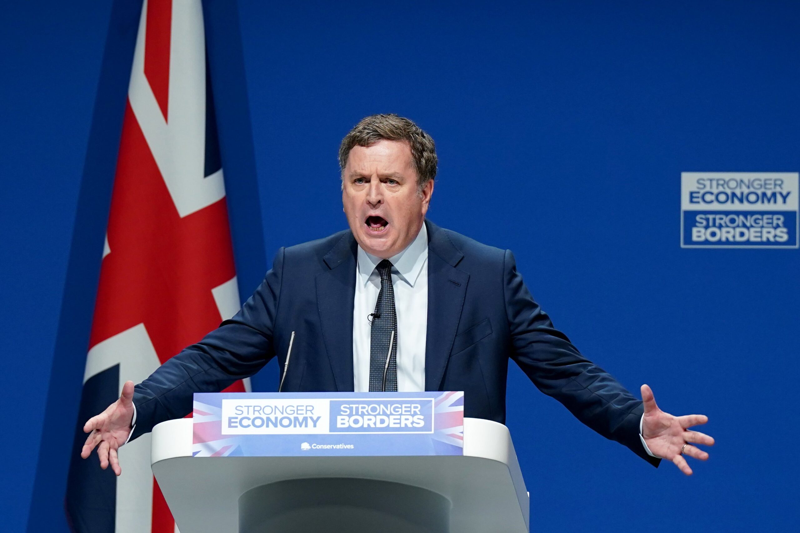 Sir Mel Stride made the commitment at the Conservative Party conference on Monday