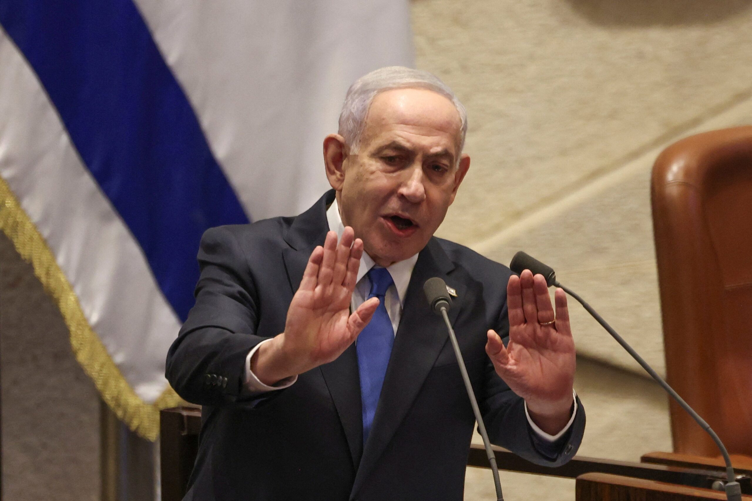 Benjamin Netanyahu has accused Hamas of breaching the ceasefire agreement
