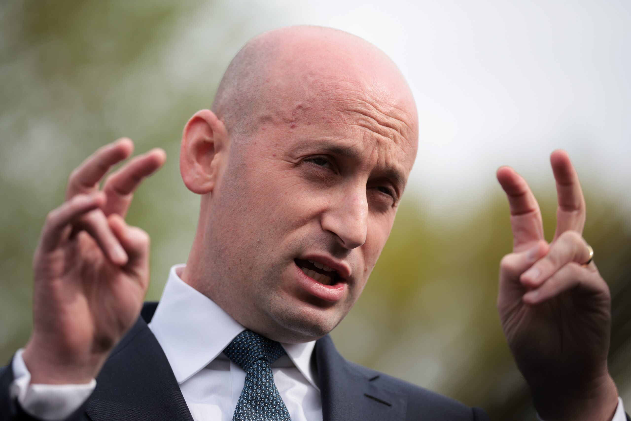 Trump’s chief strategist Stephen Miller called a CNN anchor’s line of questioning ‘dumb’ opn Monday as the interview got heated.