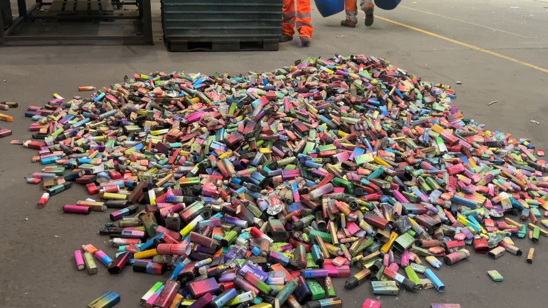 When devices are disposed of incorrectly in waste or recycling bins, they risk the lithium-ion batteries inside ‘coming back to life’