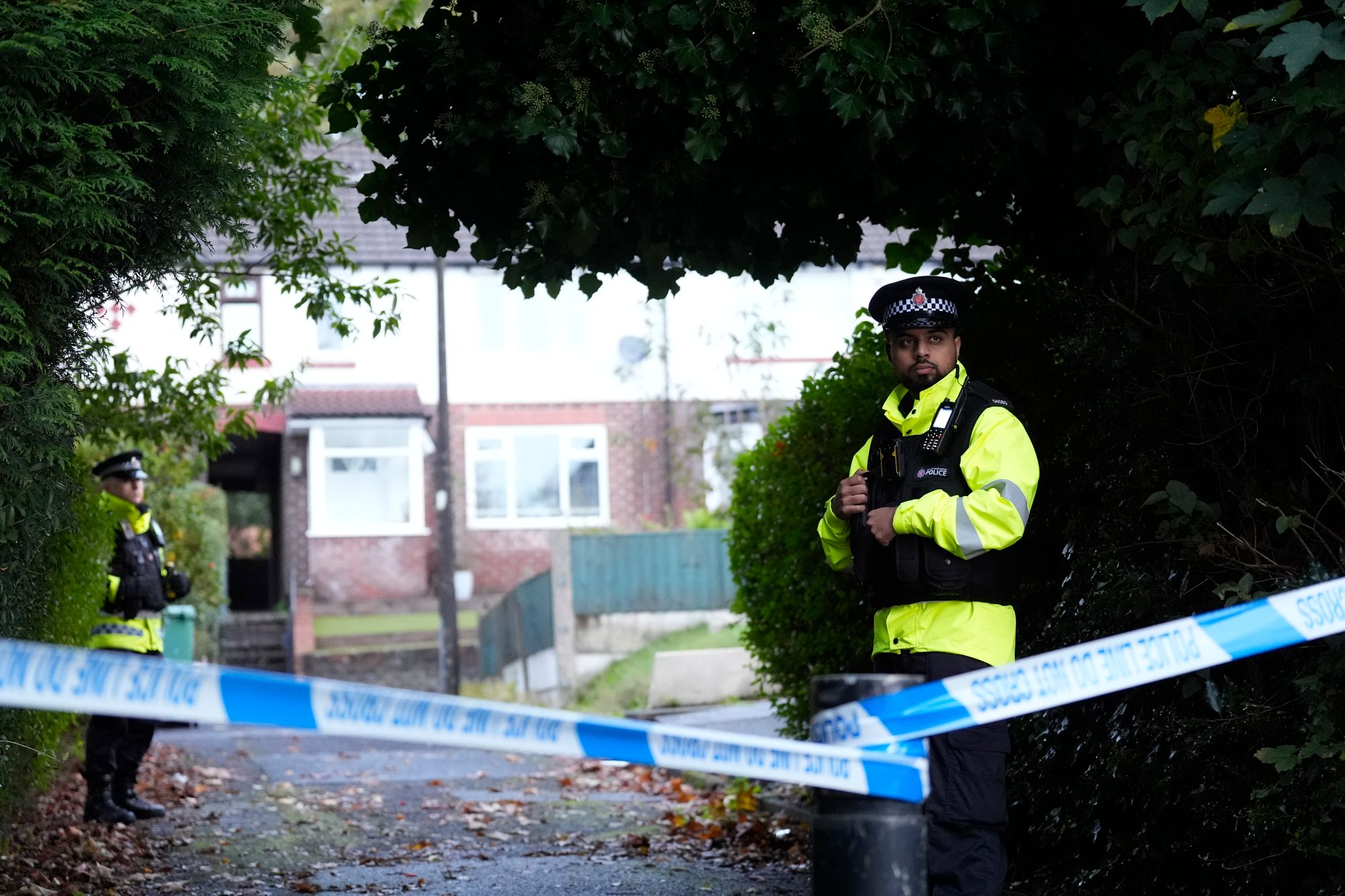 Police have cordoned off Al-Shamieâs address in Prestwich