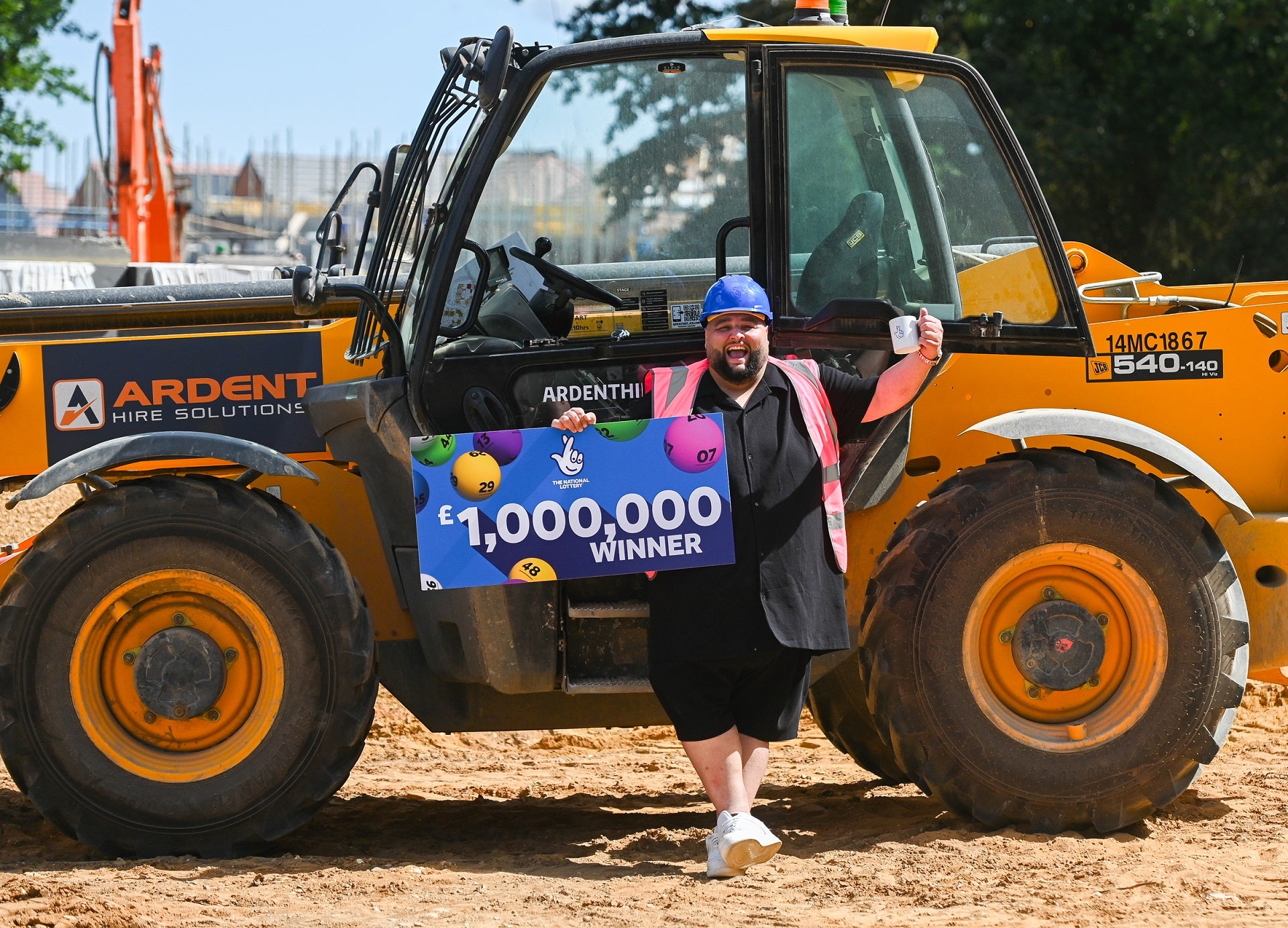 Adam Lopez, 39, from Mattishall, near Norwich, won a million pounds after buying a scratchcard from a corner shop in Hellesdon