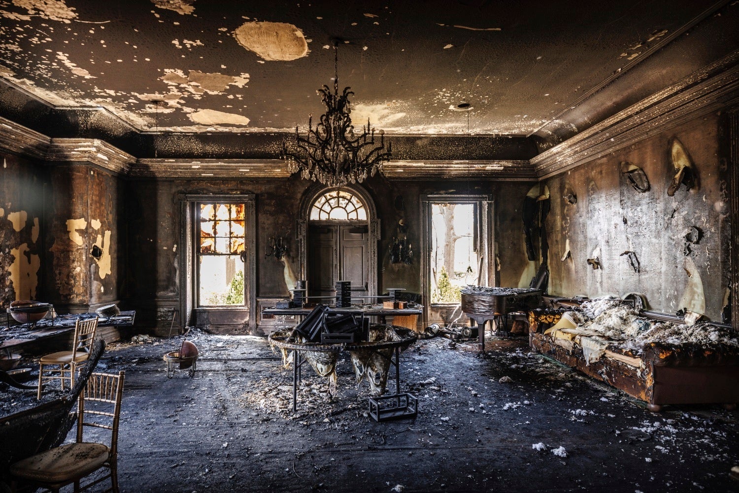 The arson attack caused millions of dollars worth of damage to the governor’s official residence