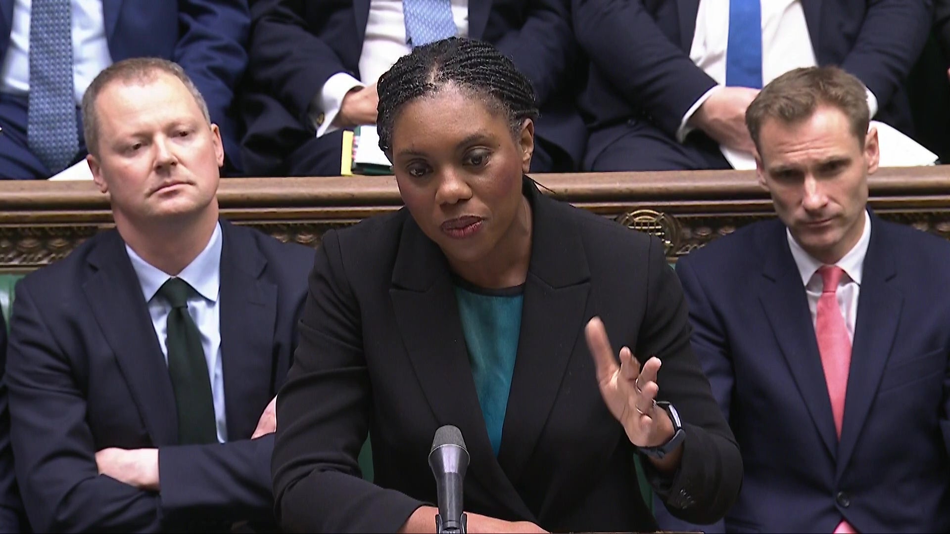 Badenoch pressed the PM on the trial