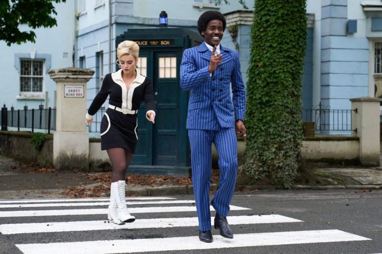As Ruby Sunday, with Ncuti Gatwa as the Doctor, Gibson became 'Doctor Who's' youngest ever companion aged 19 (Photo: Natalie Seery / Bad Wolf / BBC BBC)