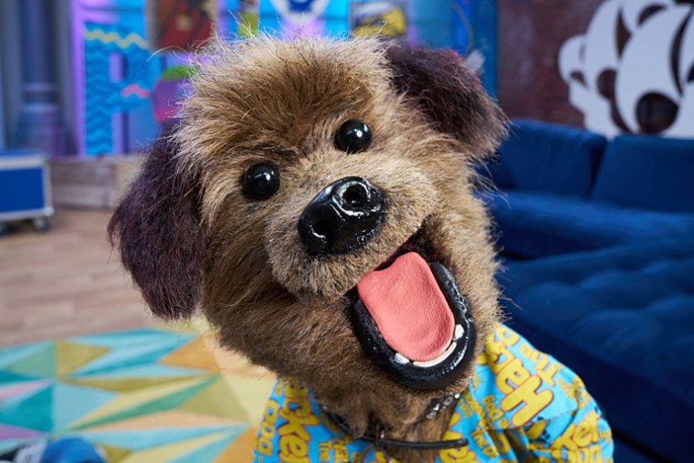 TX DATE:14-08-2025,TX WEEK:32,EMBARGOED UNTIL: 00:00:00,DESCRIPTION:Blue Peter announces Hacker T Dog as its newest presenter,COPYRIGHT:BBC ,CREDIT LINE:BBC/James Stack
