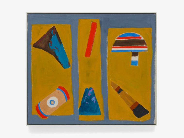 Betty Parsons: Sheer Energy Saturday 4 October 2025 ?Sunday 18 January 2026 Betty Parsons at the De La Warr Pavillion Betty Parsons, Found Forms, 1978, Oil on canvas, 109 x 125.3 x 6 cm, 42 7/8 x 49 3/8 x 2 3/8 in, framed. Courtesy Alison Jacques, and Alexander Gray Associates, New York. ? The Betty Parsons Foundation. Photo: Michael Brzezinski. From: Kitty Clark