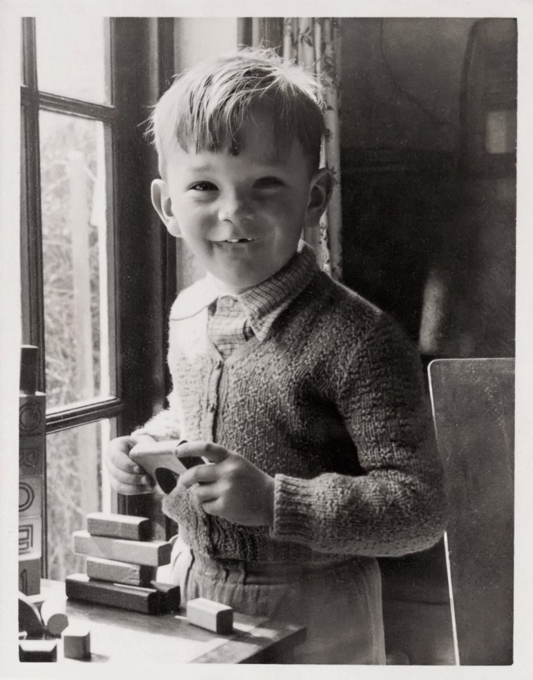 GB. England. Martin Parr. Age 5. 1957. Martin Parr, Aged Five, Photograph by George Parr, England, 1958 ? Martin Parr / Magnum Photos Image from Utterly Lazy and Inattentive: Martin Parr in Words and Pictures by Martin Parr and Wendy Jones Provided by JLewis3@penguinrandomhouse.co.uk