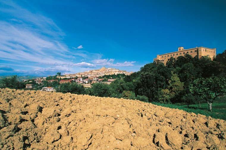 View of Penne village, Abruzzo, Italy.