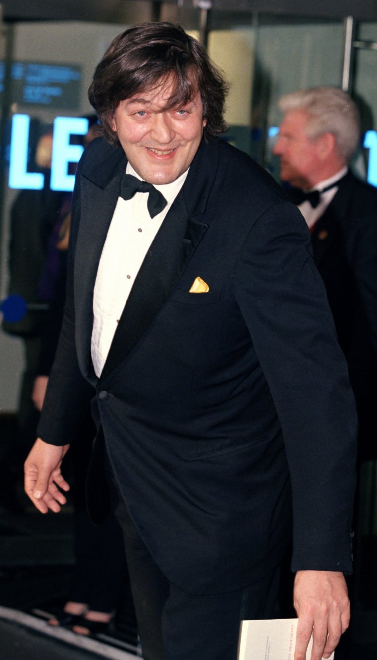 Stephen Fry Attends The World Charity Premiere Of 'Notting Hill'. . (Photo by Mark Cuthbert/UK Press via Getty Images)