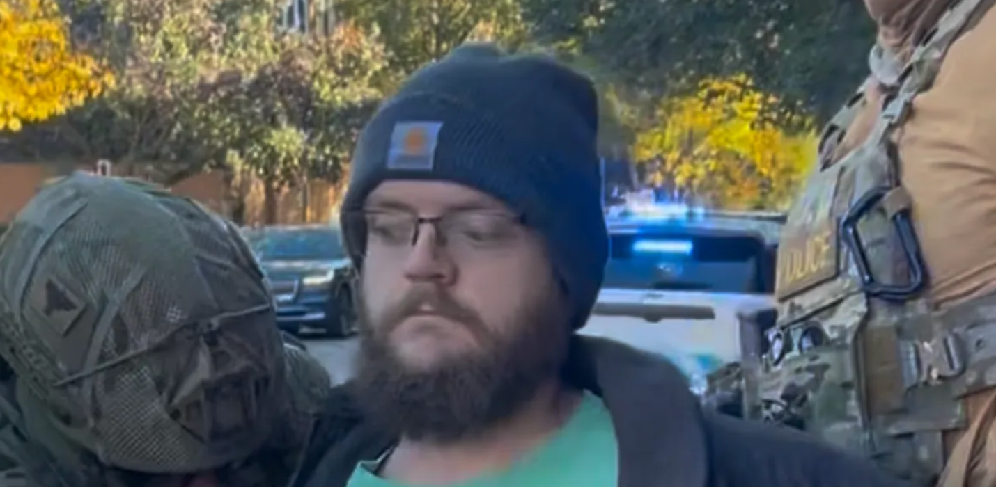 Nathan Griffin was arrested by ICE agents.