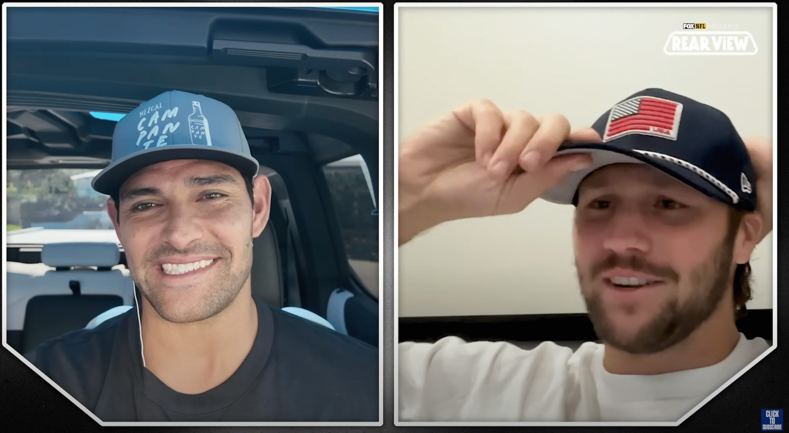 Sanchez recently started his 'Rearview' podcast, where he interviews NFL players while sitting in his car