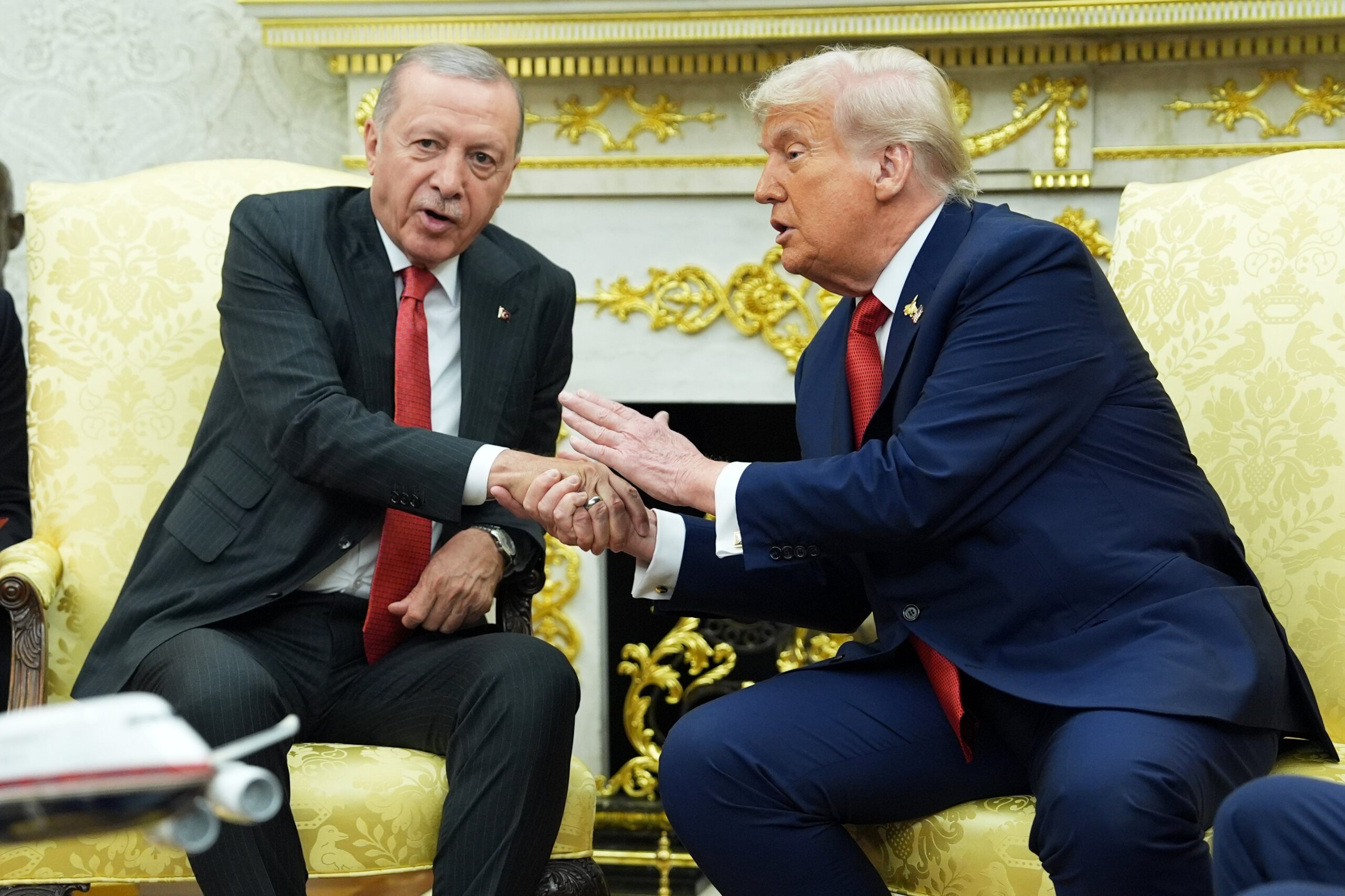 Donald Trump and Recep Tayyip Erdogan in Oval Office