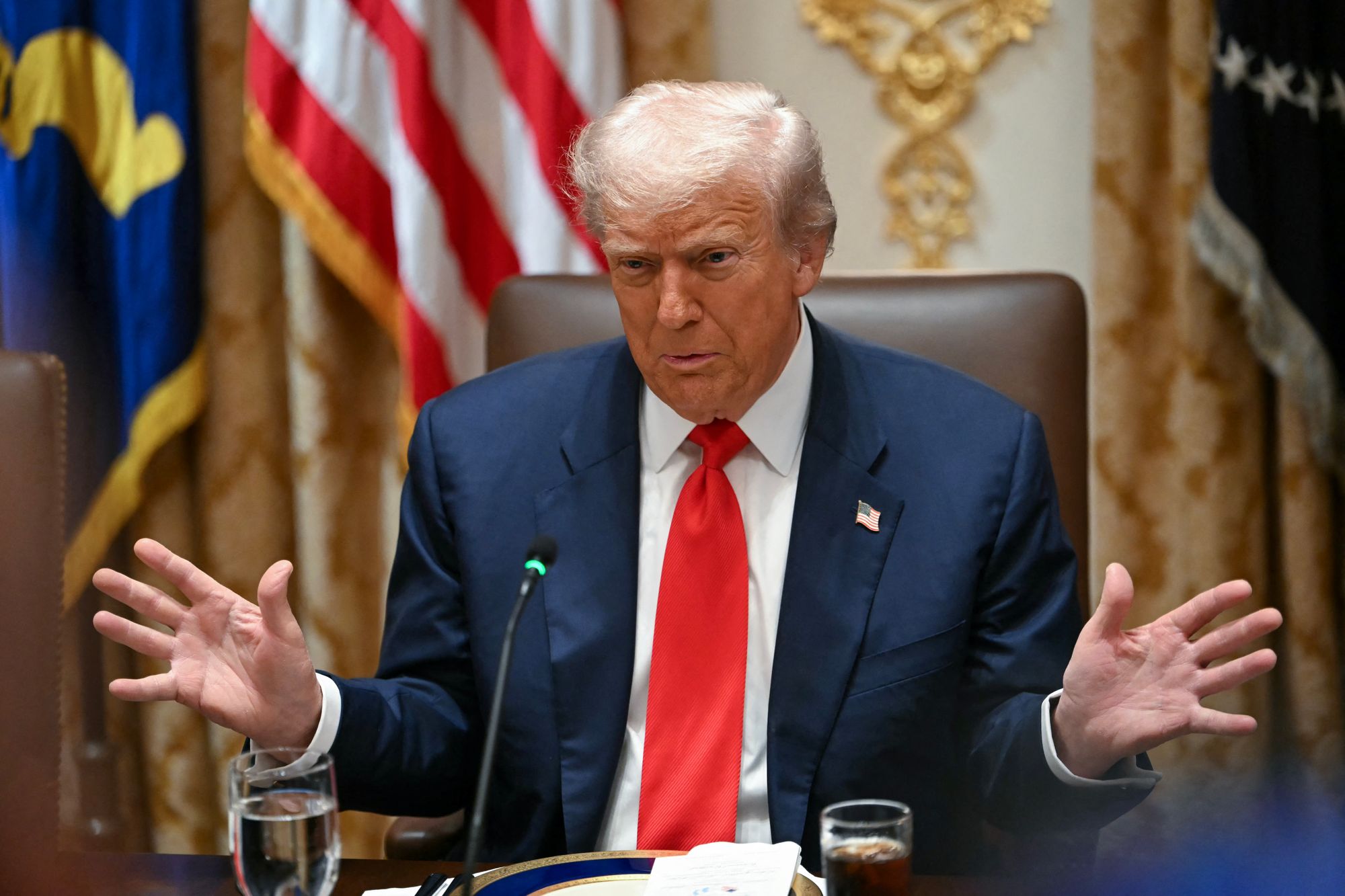 Trump met with Argentinian president Javier Milei after posting the message on Truth social