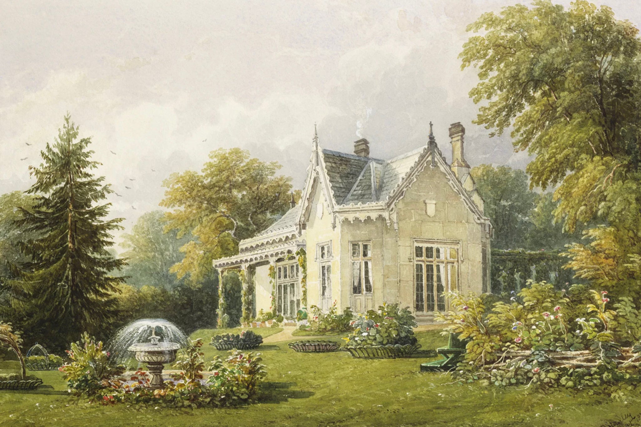 Adelaide Cottage is currently occupied by the Prince and Princess of Wales