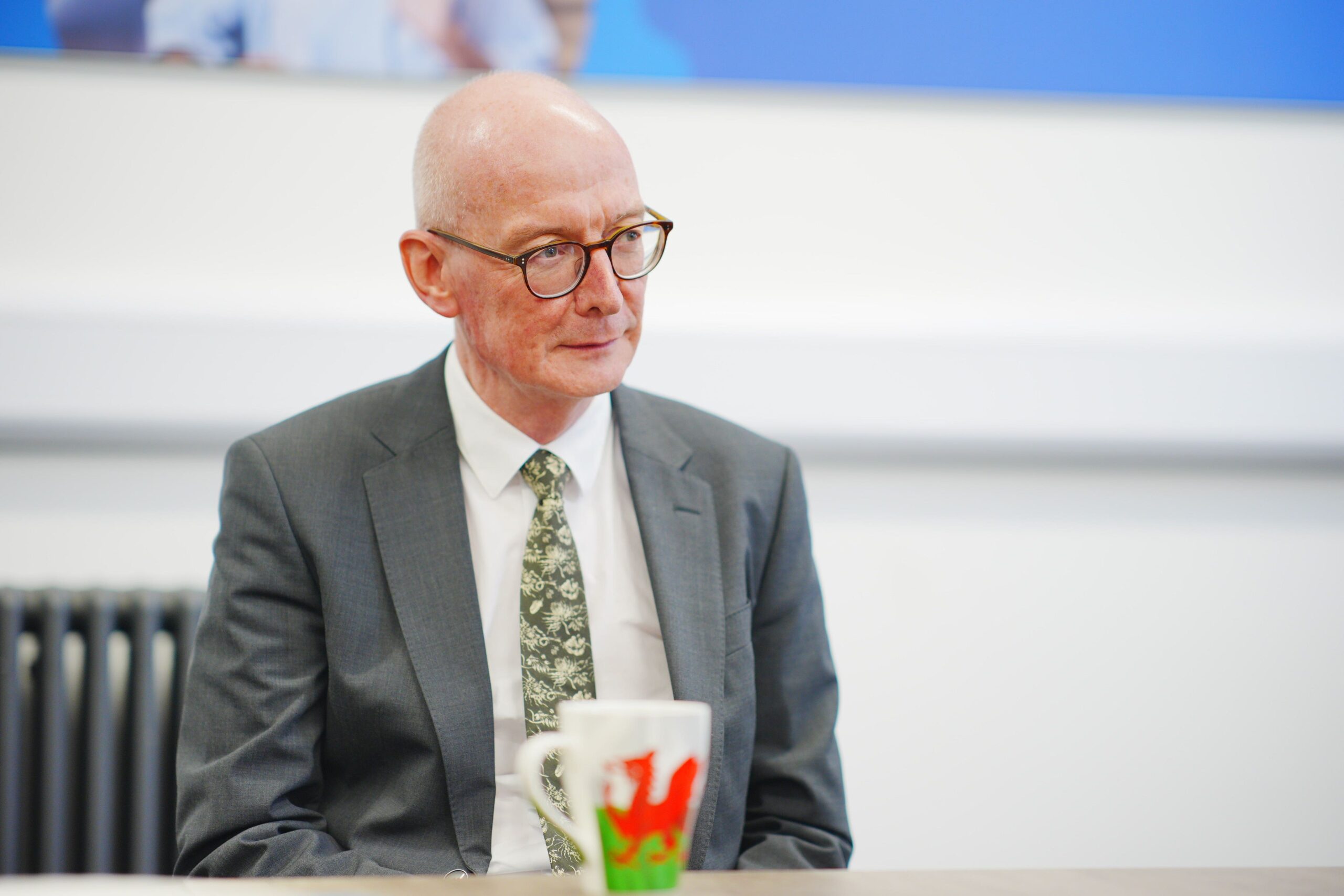 Work and Pensions Secretary Pat McFadden during a visit to the Opportunity Hub in Neath