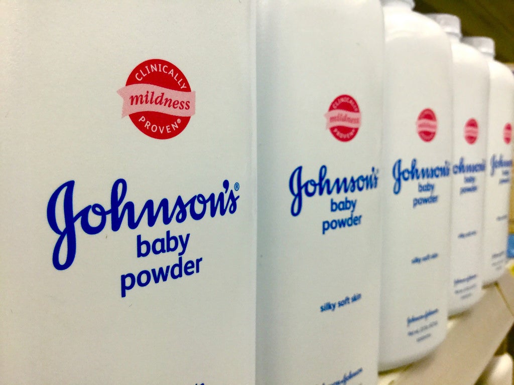 Johnsonâs baby powder