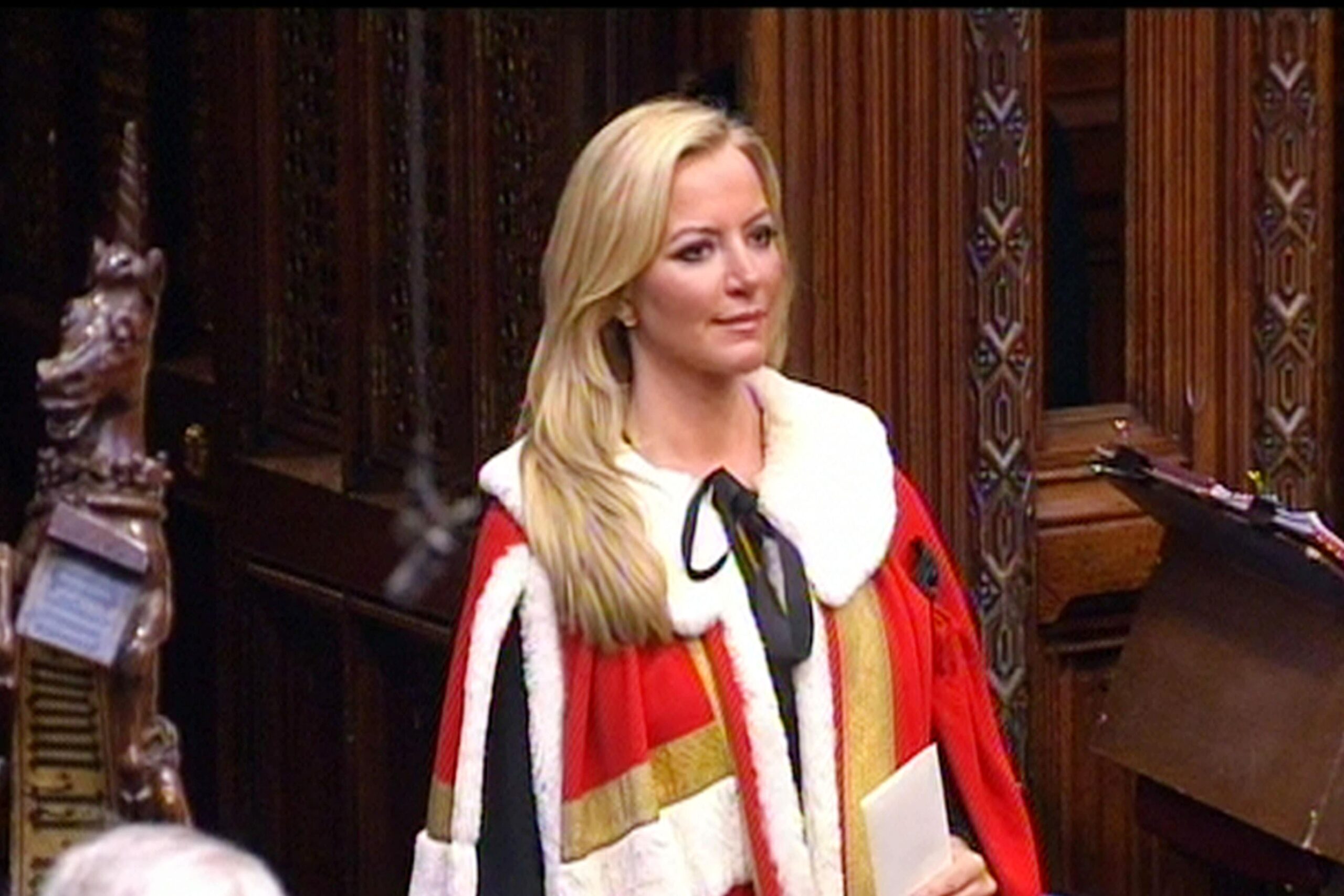 Baroness Mone of Mayfair being sworn into the House of Lords