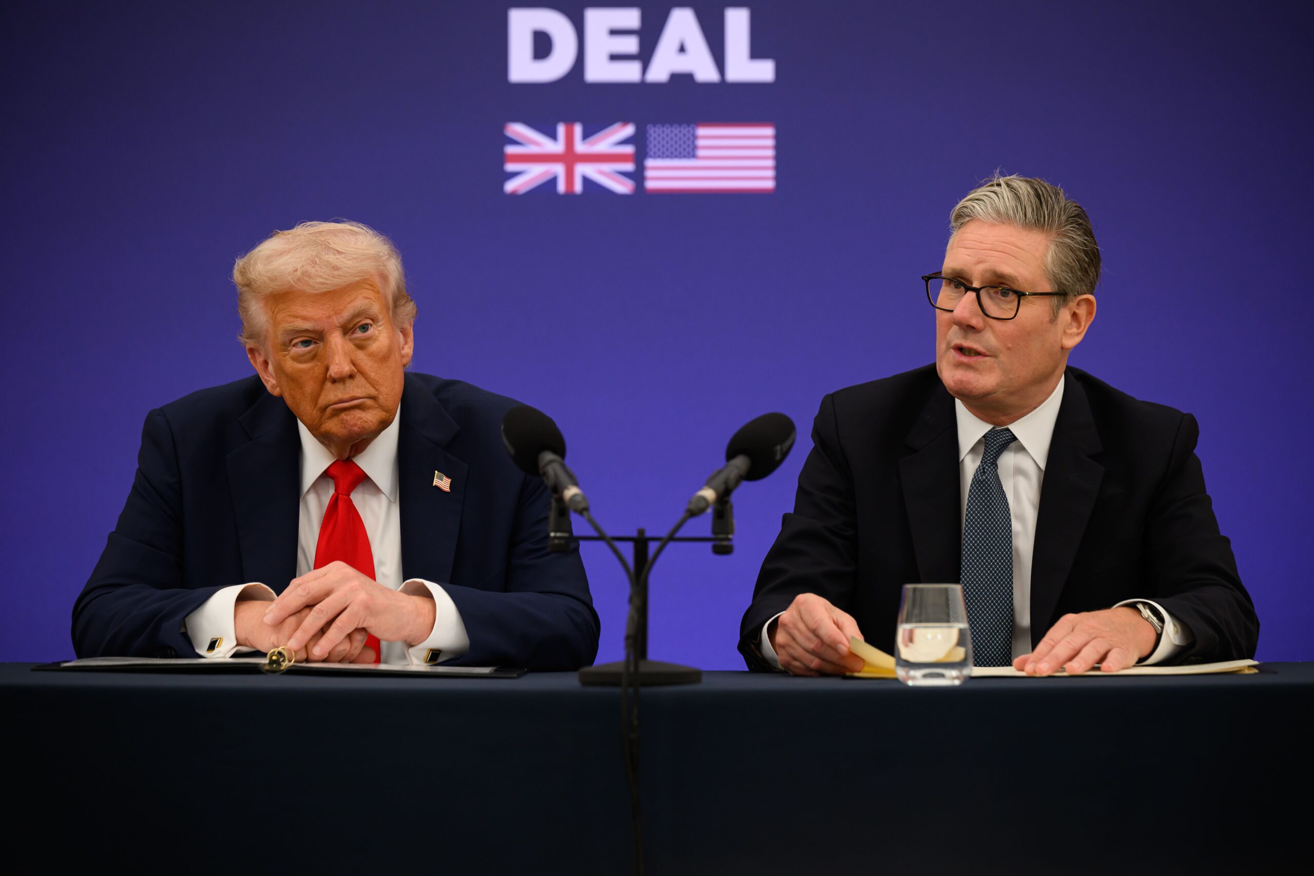 Prime Minister Sir Keir Starmer and Donald Trump (Leon Neal/PA)