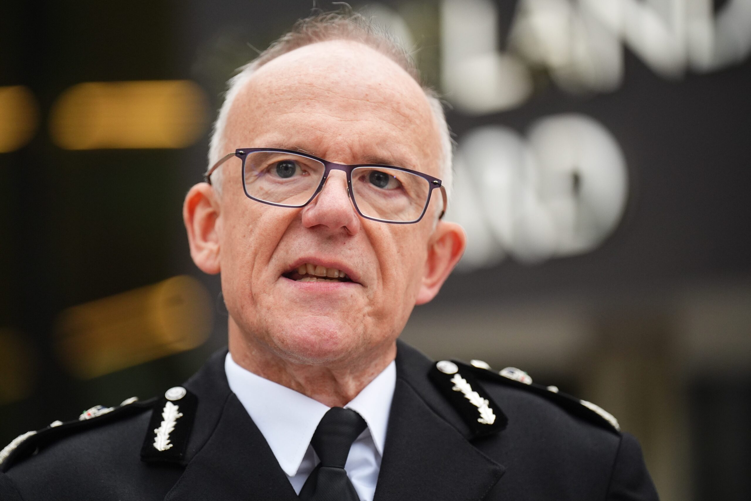 Metropolitan Police Commissioner Sir Mark Rowley said Palestine Action cases are placing a ‘big burden’ on counter terrorism officers