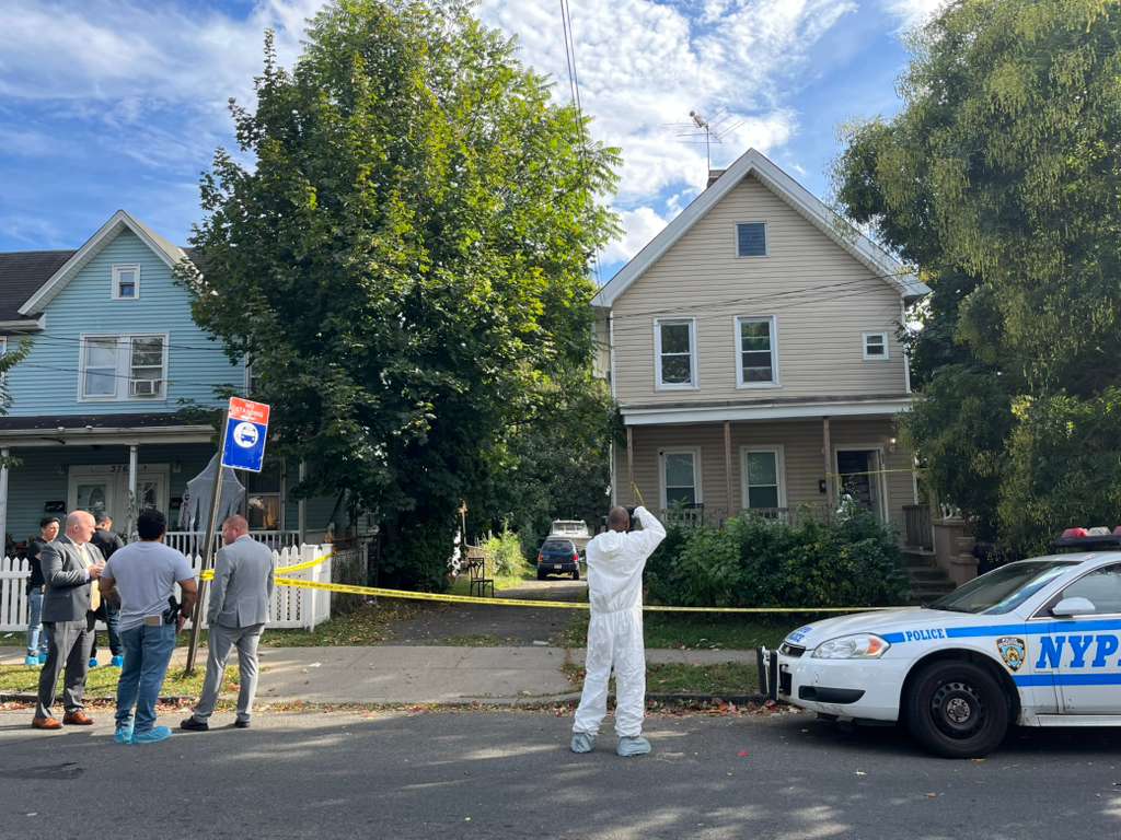 Neighbors were still gathered in the street Tuesday afternoon, almost 24 hours after the incident, and recalled the chaotic scene as Hurstel’s mother screamed, cried and vomited in the street due to shock