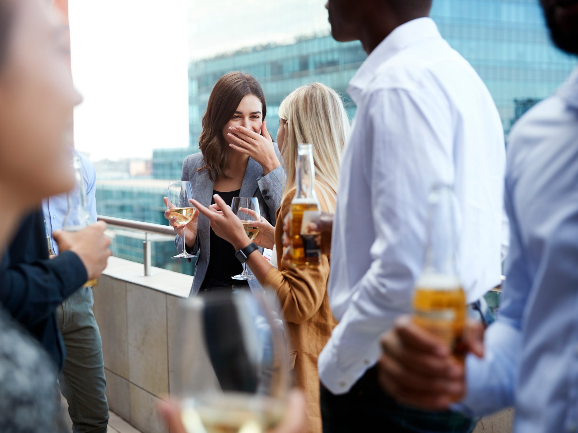 Nearly one in three workers overall admitted they had called in sick after drinking at work events in the past year