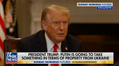 Donald Trump told Fox News that Ukraine would likely need to recognize Russian territorial gains in a ceasefire