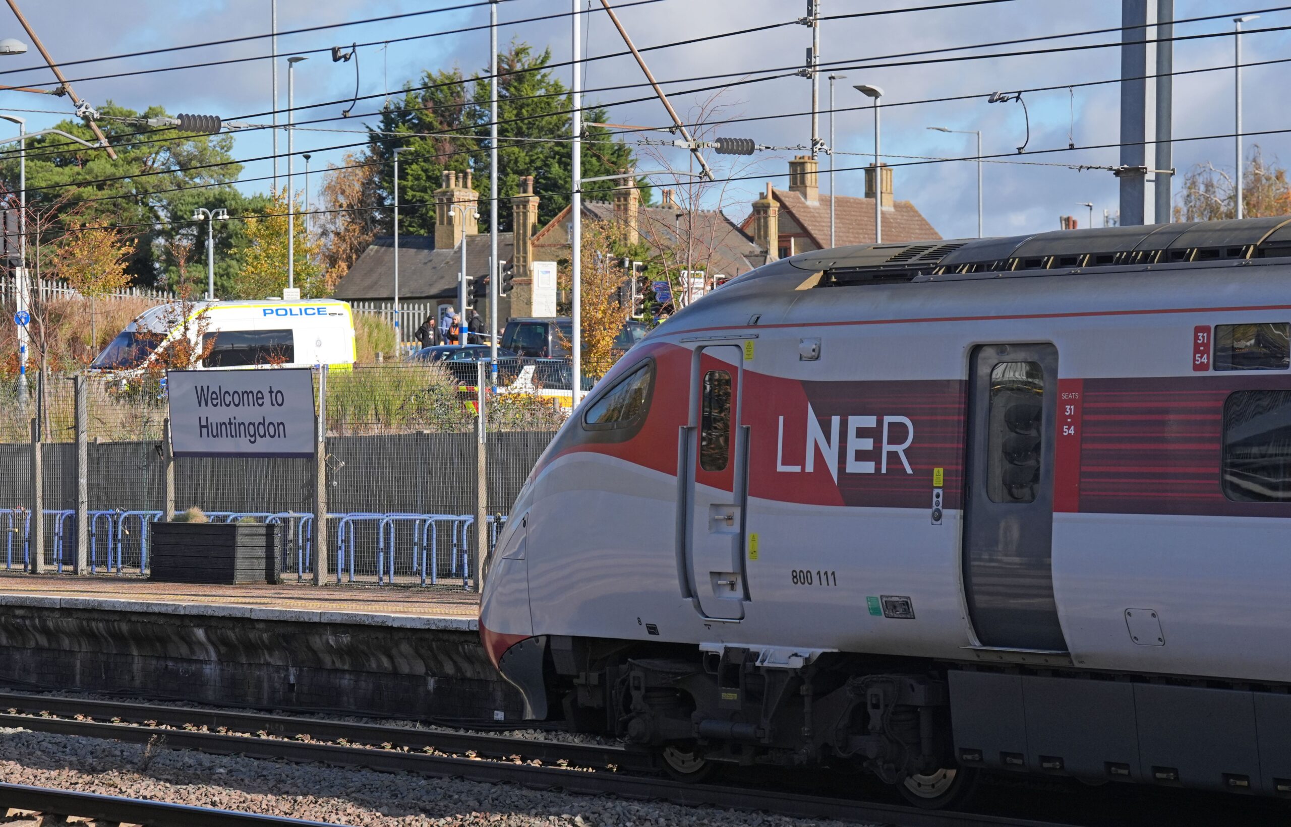 At around 7:39pm on Saturday, police were called to reports of a knife attack on the LNER service from Doncaster to London shortly after it left Peterborough station