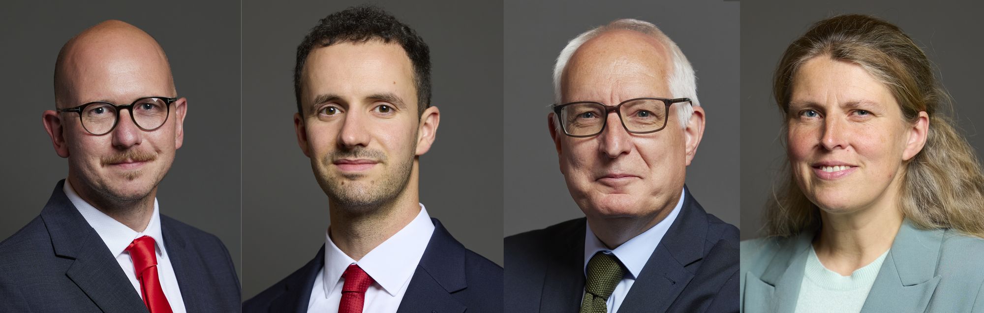 (left to right) Brian Leishman, Chris Hinchliff, Neil Duncan-Jordan and Rachael Maskell who have had the whip restored, Labour sources said, after they had been suspended for repeatedly rebelling against the Government