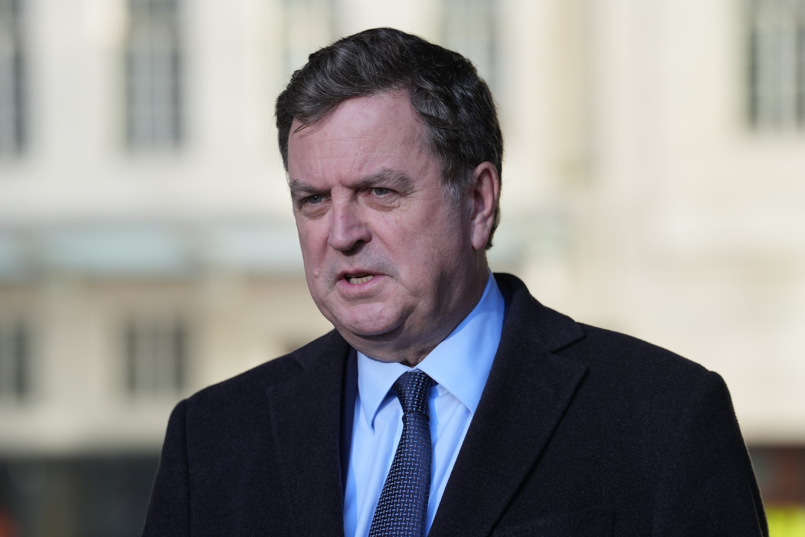 Shadow chancellor Mel Stride accused Labour of raising taxes to fund a “welfare splurge” (Lucy North/PA)