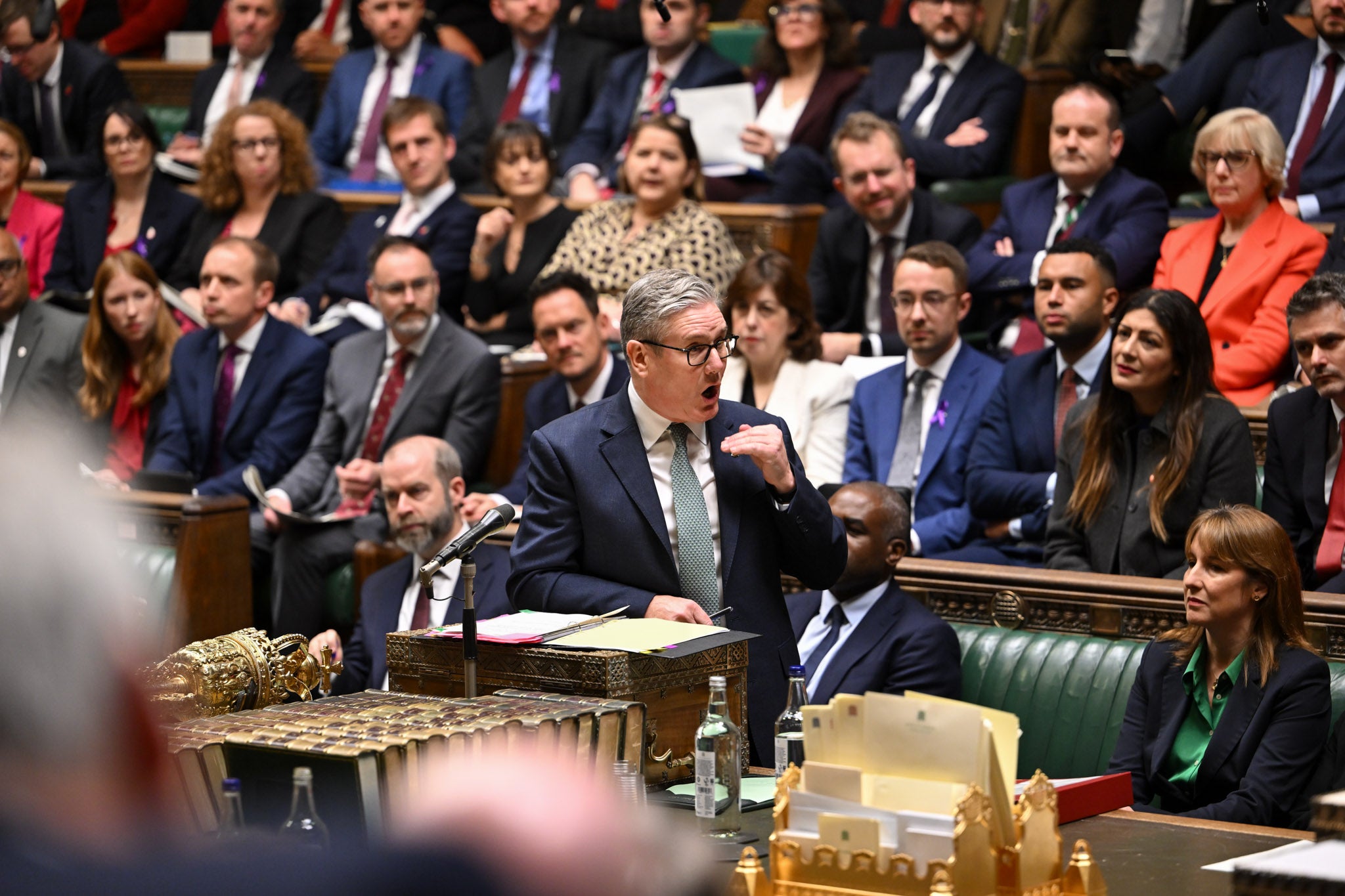 The device was found near the front bench, it is understood