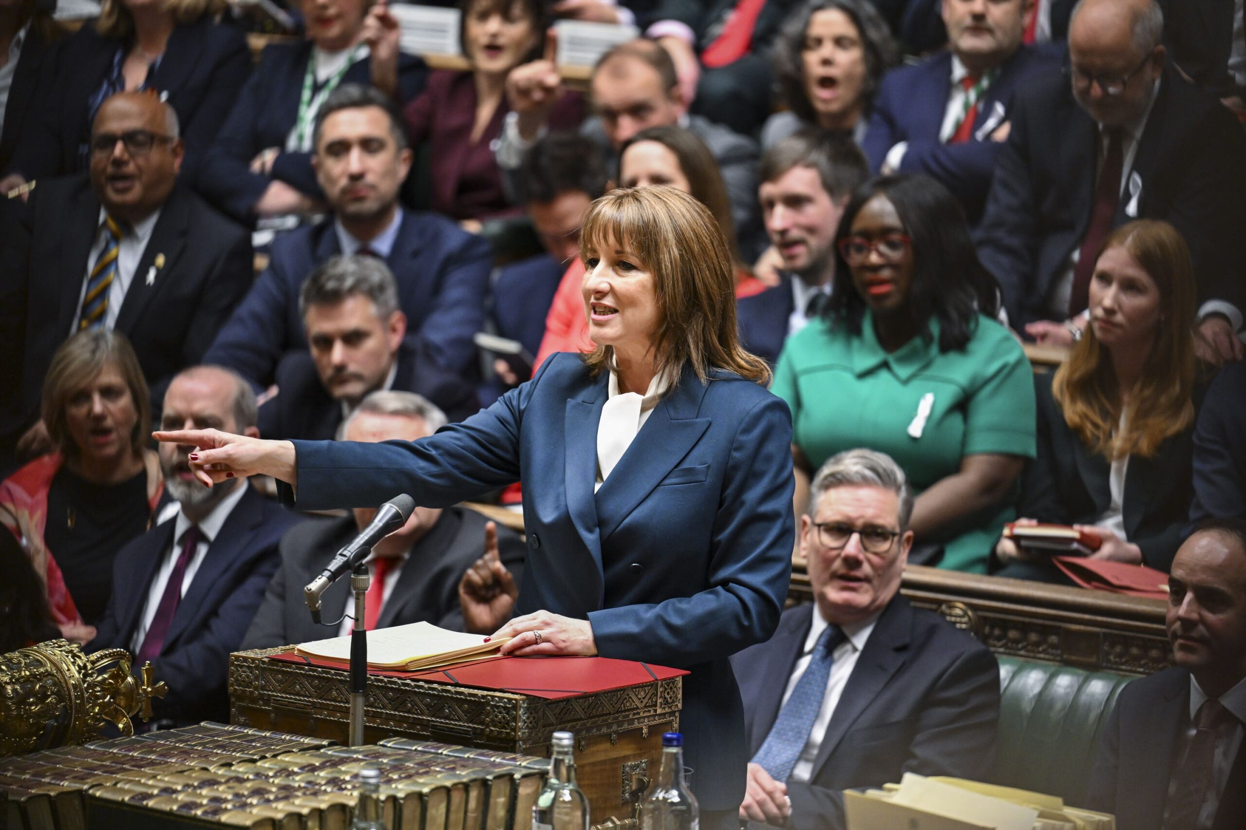 Chancellor of the Exchequer Rachel Reeves delivering her Budget in the House of Commons (House of Commons/PA)