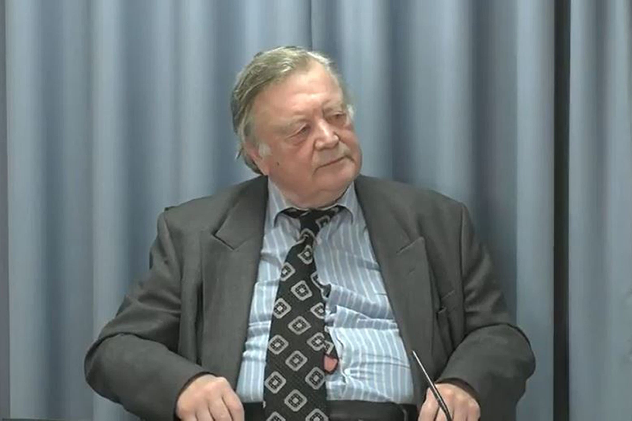 Lord Ken Clarke (Infected Blood Inquiry/PA)