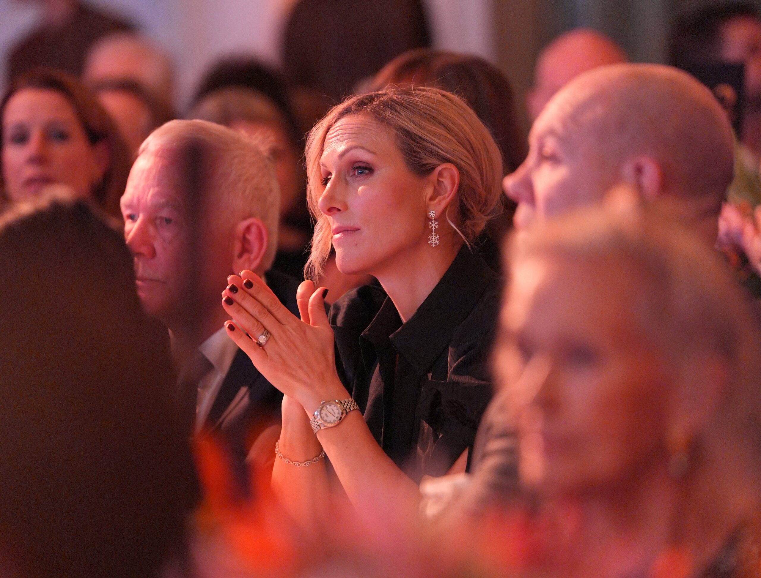 Zara Tindall and her husband Mike were also in attendance