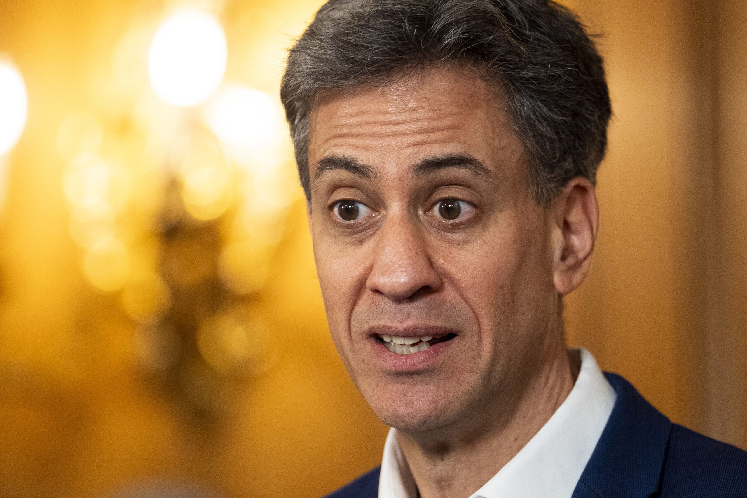 Energy Secretary Ed Miliband insists he is not giving up in the fight against climate change (Jordan Pettitt/PA)