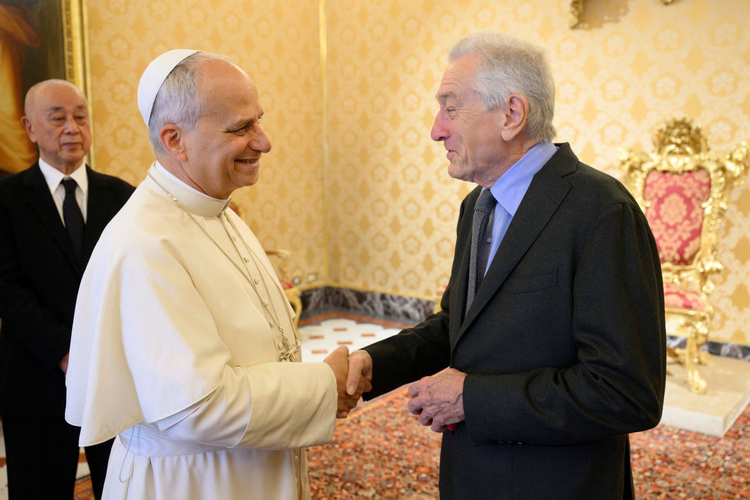 Pope Leo XIV recently met Robert De Niro at the Vatican