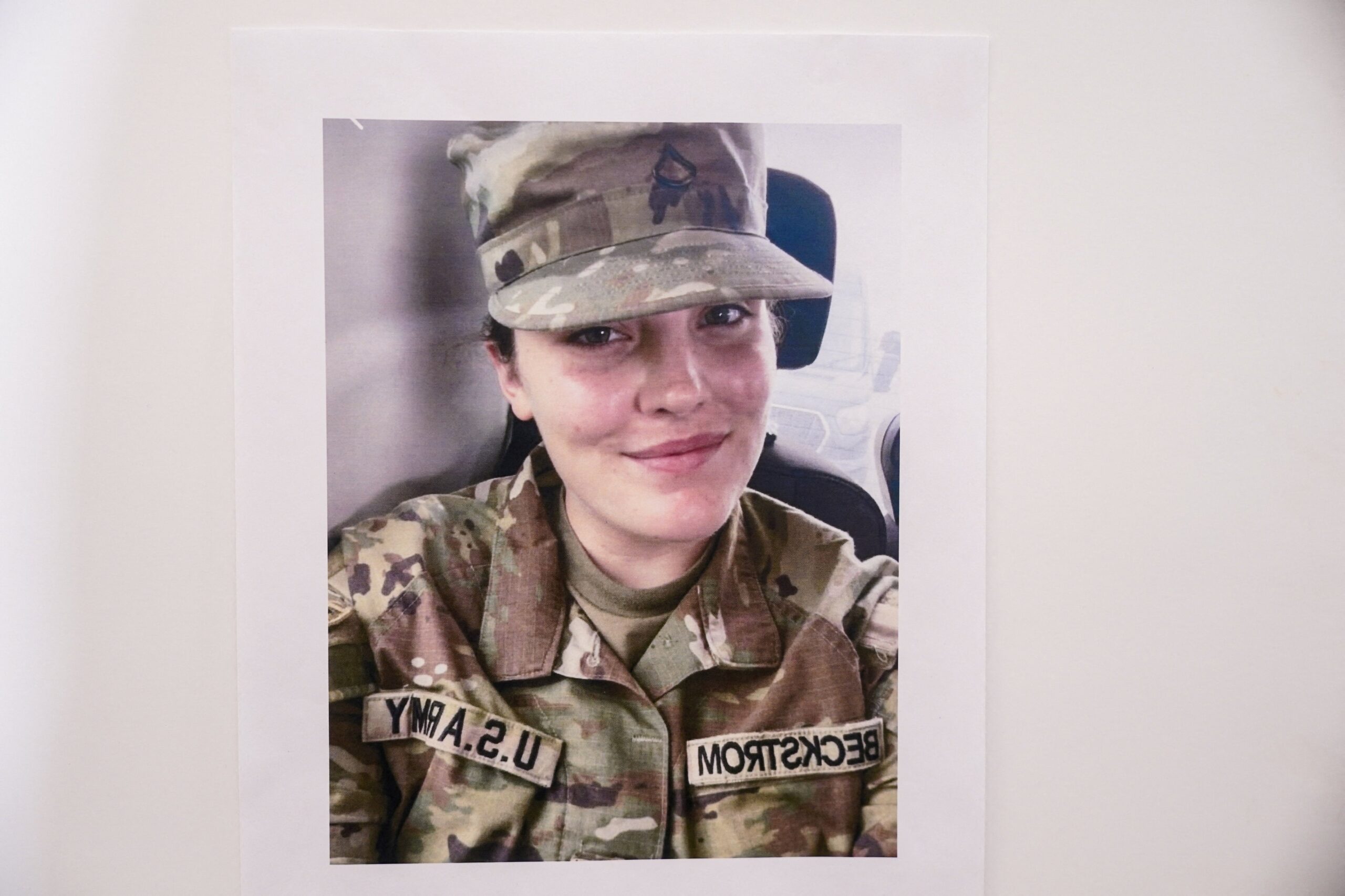 U.S. Army Specialist Sarah Beckstrom has died from her injuries in Wednesday’s shooting