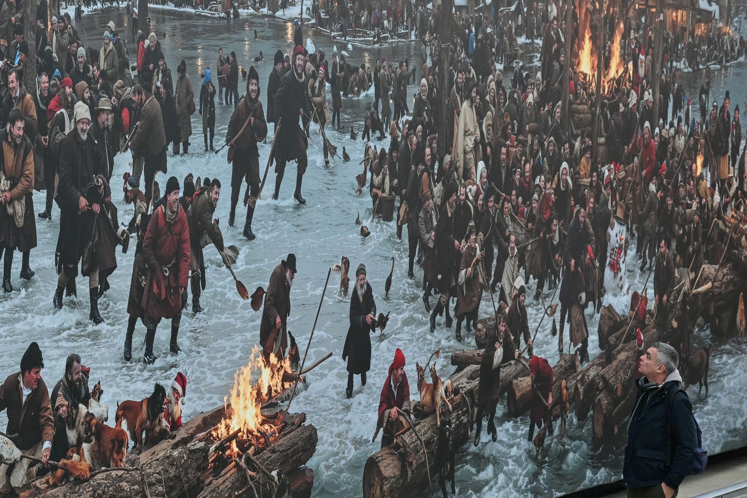 Locals said the mural was riddled with inconsistencies