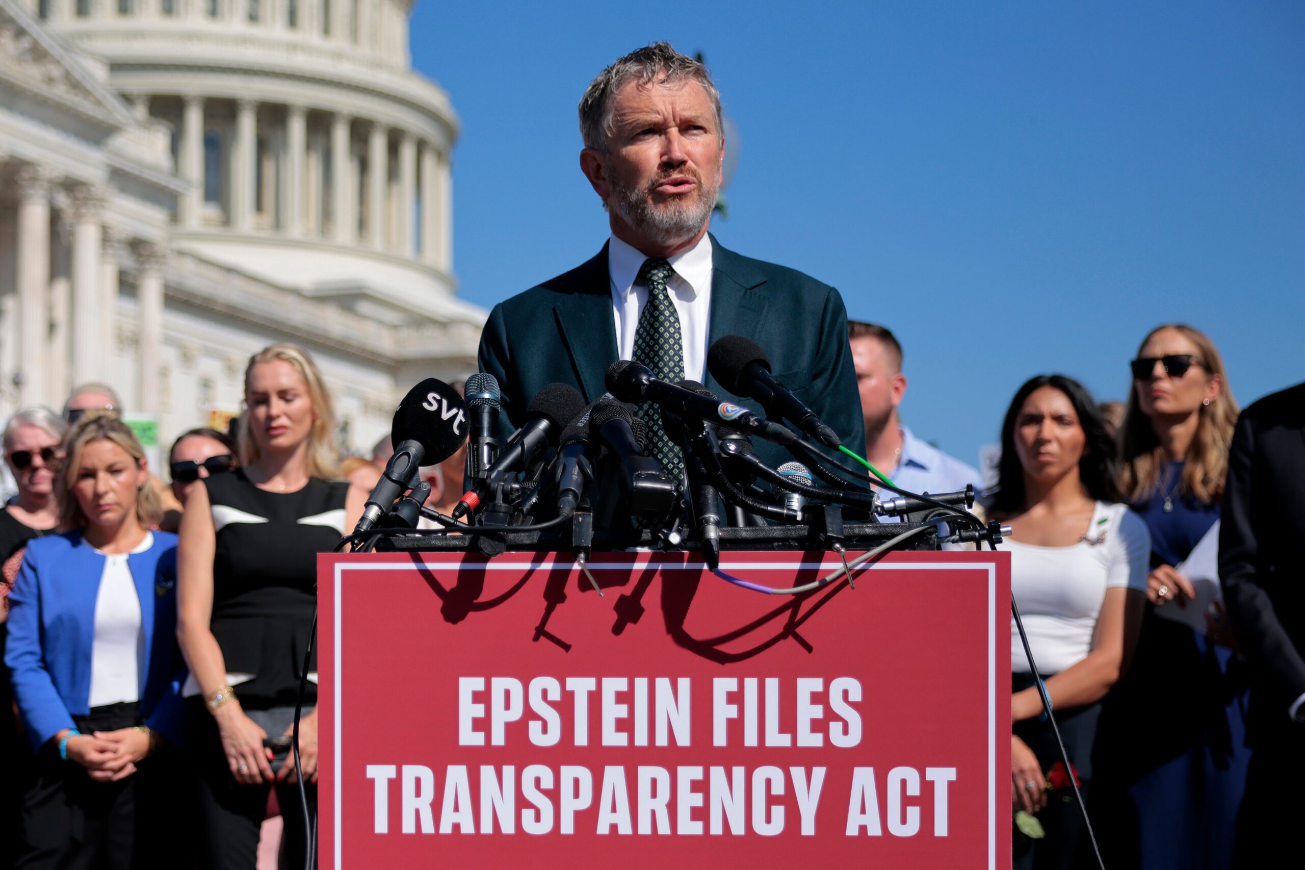 Representative Thomas Massie is leading the charge in the House to release the Epstein files