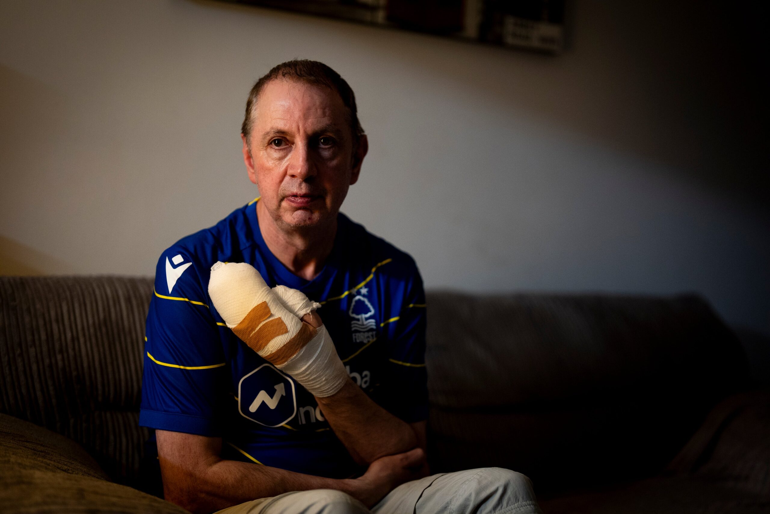 Stephen Crean described the moment he was attacked on Saturday, and how he fought back with his bare hands