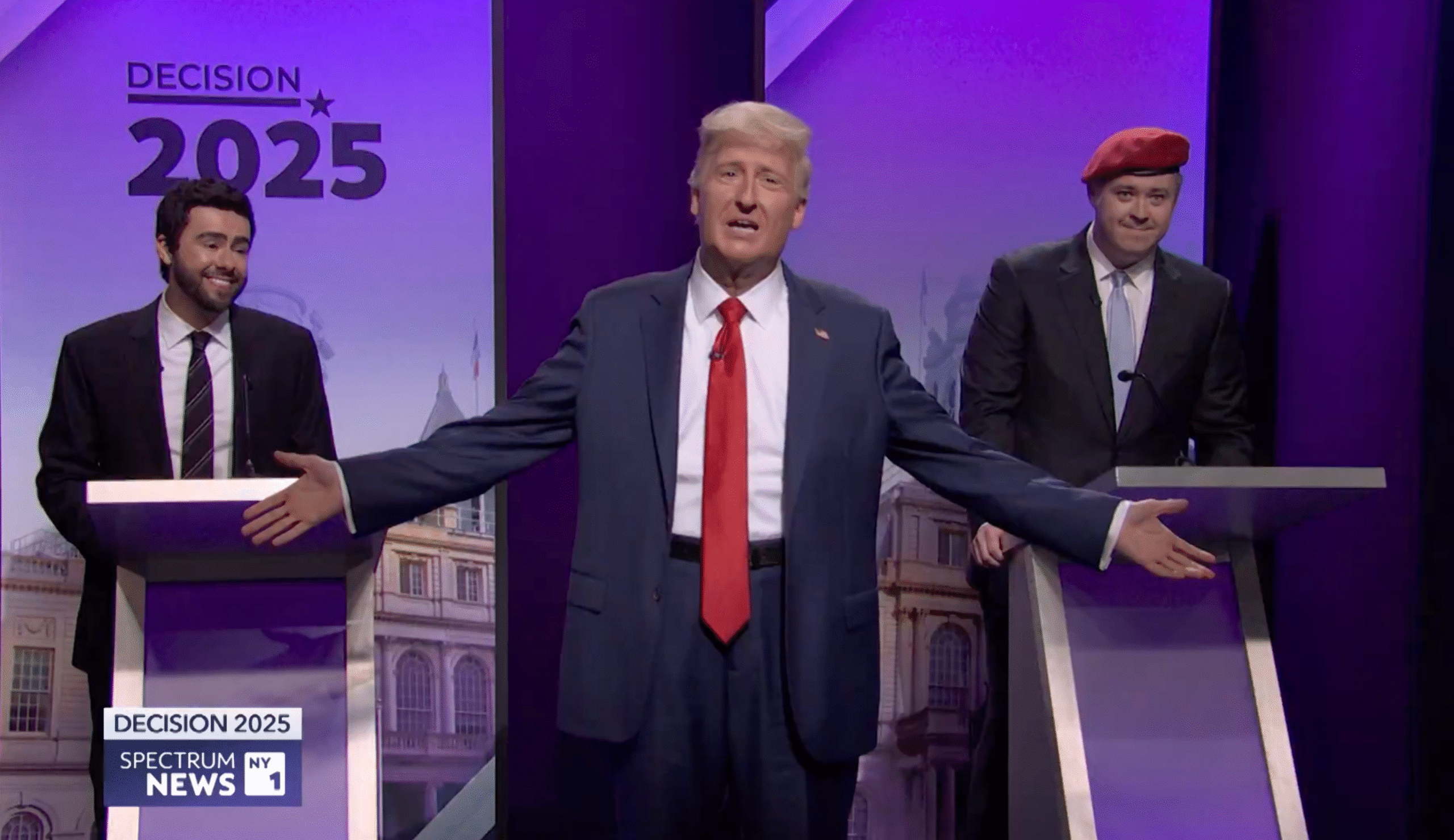 James Austin Johnson starred as President Donald Trump in the latest 'Saturday Night Live' Cold Open sketch