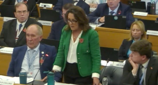 Kemkaran acknowledged her party had been ‘slimmed down’ since taking over the council