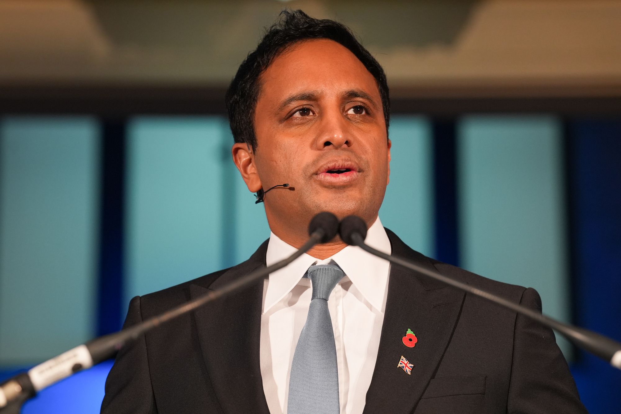 Mr Farage was introduced by Reform UK Head of Policy Zia Yusuf