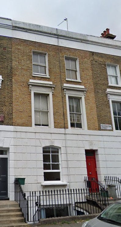 The house in packington Street, Islington, at the centre of a dispute between Dogan Halil and his sister Aysel Gencay