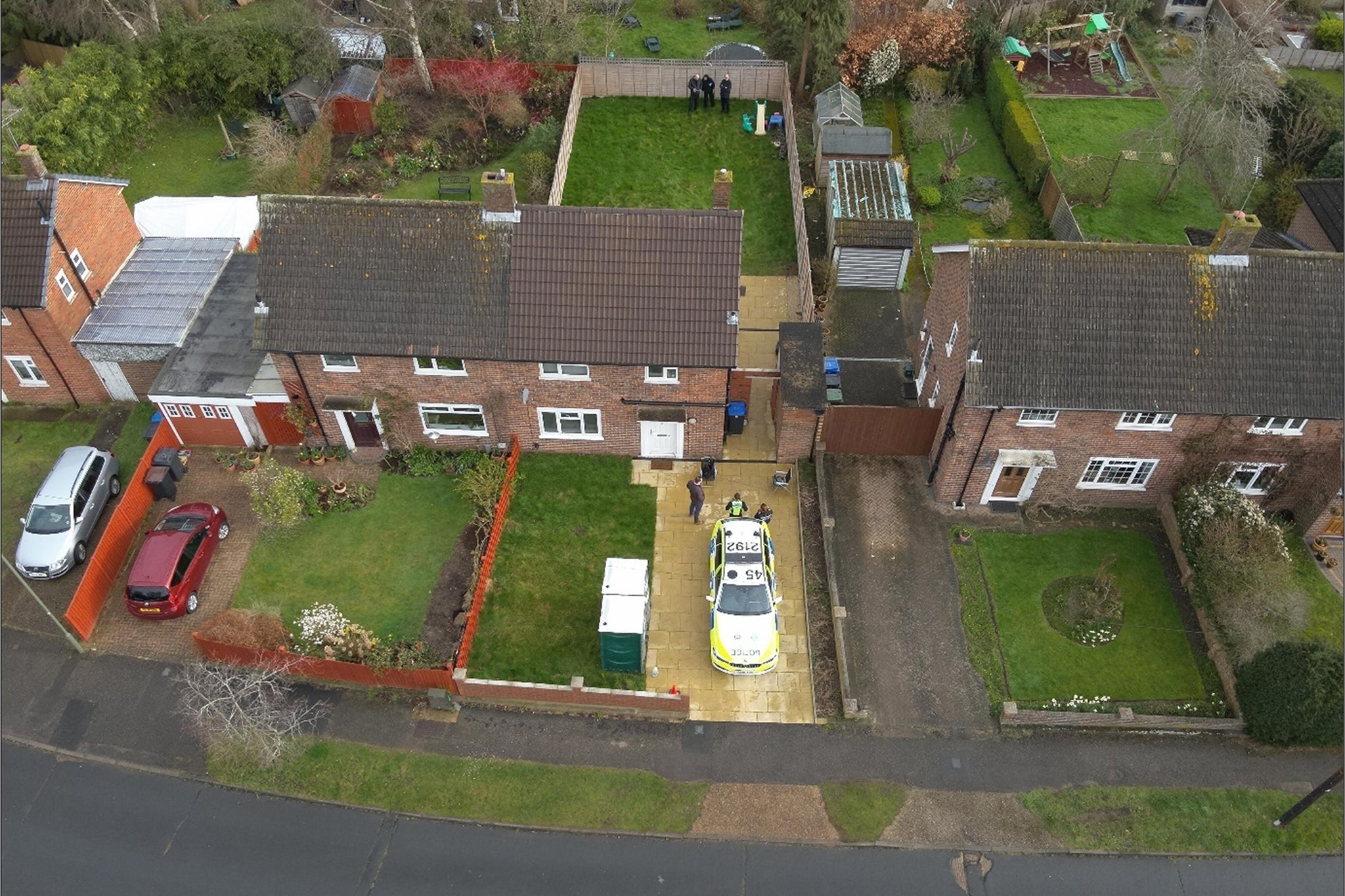 Surrey Police found Sara’s body inside a bedroom at the family home on Hammond Road