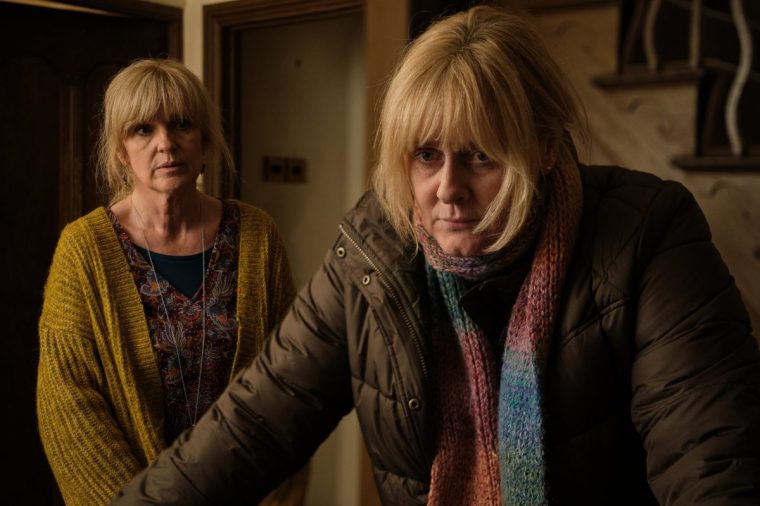 Happy Valley S3,29-01-2023,5,Clare Cartwright (SIOBHAN FINNERAN) & Catherine Cawood (SARAH LANCASHIRE),Lookout Point,Matt Squire Happy Valley Series 3, Episode 5 TV still BBC