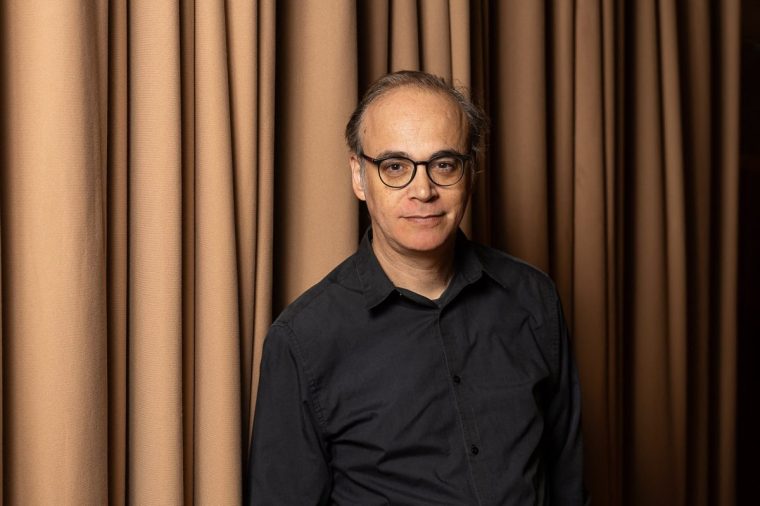 Israelian music conductor Ilan Volkov poses during a photo session in Brussels on October 1, 2025. Israeli conductor Ilan Volkov announced mid-September 2025 at a concert in Britain that he would no longer perform in his home country. (Photo by JAMES ARTHUR GEKIERE / Belga / AFP) / Belgium OUT (Photo by JAMES ARTHUR GEKIERE/Belga/AFP via Getty Images)