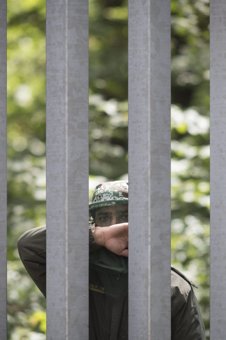 The situation on the Polish-Belarusian border is unfolding the day before the alleged announcement of the Buffer Zone. Ultimately, the decision is being extended by a week for public consultations by the Polish government in Bialowieza Forest, Poland, on June 3, 2024. (Photo by Maciej Luczniewski/NurPhoto via Getty Images)