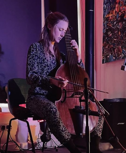 Bangor Sarah Small viola da gamba player who toured on a bicycle around the UK this summer Provided by writer jamesbanyardwriter@outlook.com