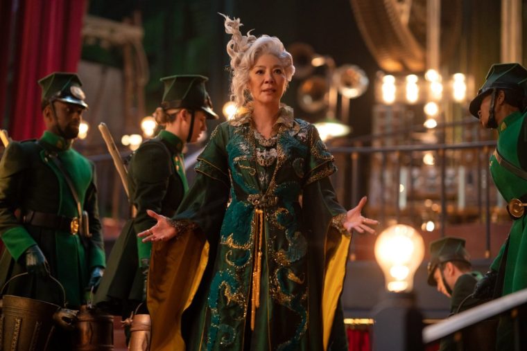 Undated film still from Wicked: For Good. Pictured: Michelle Yeoh as Madame Morrible. See PA Feature SHOWBIZ Film Reviews. WARNING: This picture must only be used to accompany PA Feature SHOWBIZ Film Reviews. PA Photo. Picture credit should read: Universal Studios/Giles Keyte. All Rights Reserved. NOTE TO EDITORS: This picture must only be used to accompany PA Feature SHOWBIZ Film Reviews.